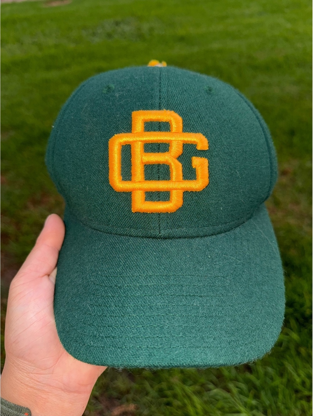 Vintage Reebok Green Bay Packers Wool Adjustable Strap Hat